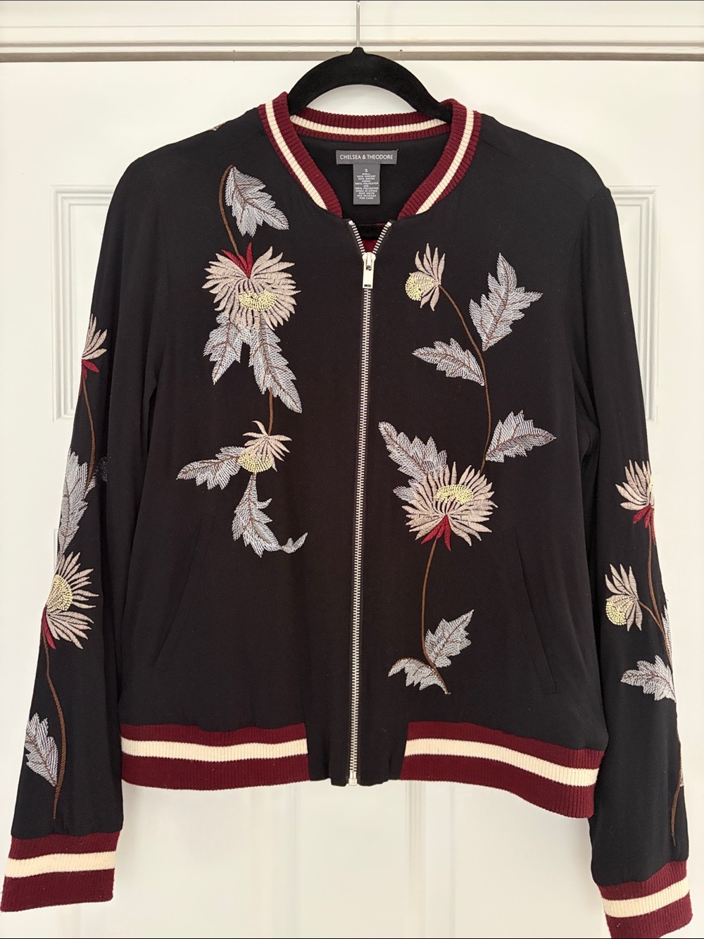 Chelsea and Theodore embroidered jacket